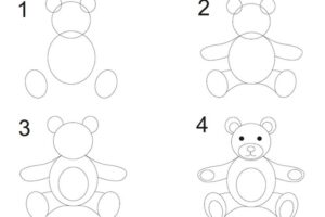 Jak łatwo narysować misia dla dzieci – poradnik krok po kroku