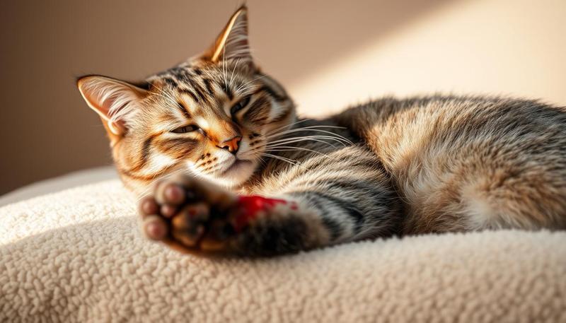 Krwawienie po porodzie u kotek