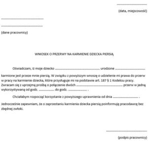 Jak długo obowiązuje zaświadczenie o karmieniu piersią?